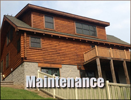  Balsam, North Carolina Log Home Maintenance